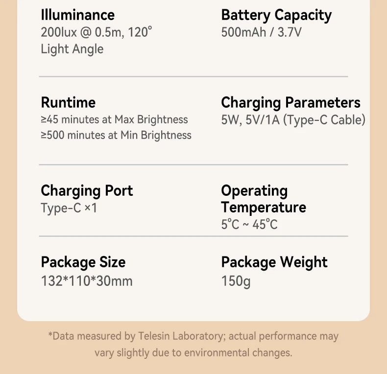 TELESIN Magnetic Mini Selfie Fill Light – 3 Brightness Modes, Adjustable Lighting for iPhone, Xiaomi, Huawei, Samsung Smartphones